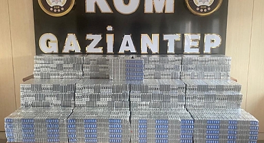Gaziantep’te kaçak sigara operasyonu 2 gözaltı