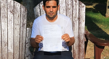 Hakkını almak için Ankara'ya yürüyor