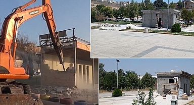 Hamarat Eller Çarşısı'nda yine inşaat sesleri yükseldi