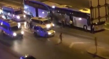 İki yolcu otobüsü çarpıştı: 12 yaralı