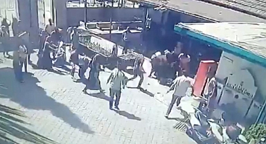 Mezarlıkta yaşanan kavganın görüntüleri ortaya çıktı