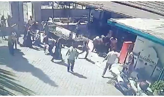 Mezarlıkta yaşanan kavganın görüntüleri ortaya çıktı