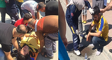 Otomobil ile motosiklet çarpıştı: 2 yaralı