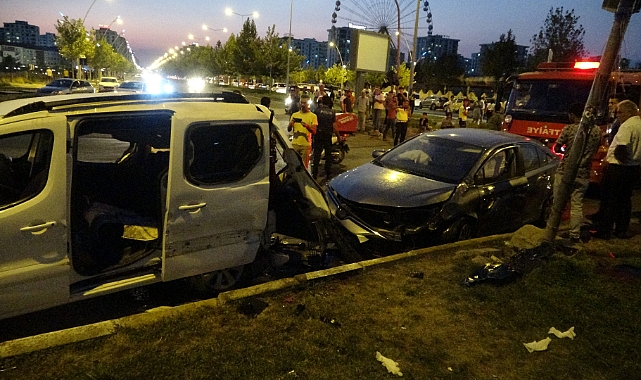 Otomobil refüje vurarak takla attı!