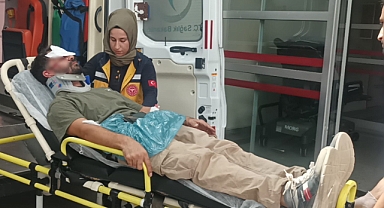 Otomobil takla attı 1 kişi yaralandı