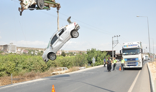 Otomobil takla attı 6 kişi yaralandı