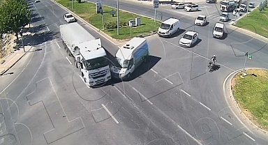 Şanlıurfa'da yaşanan kazalar kameraya yansıdı