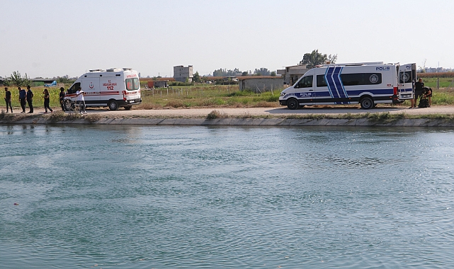 Sulama kanalına giren bir kişi akıntıya kapılıp kayboldu