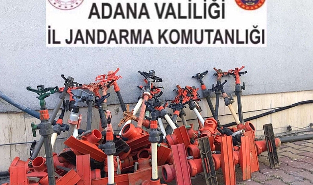 Tarladaki fiskeleri çalan hırsızlar yakalandı