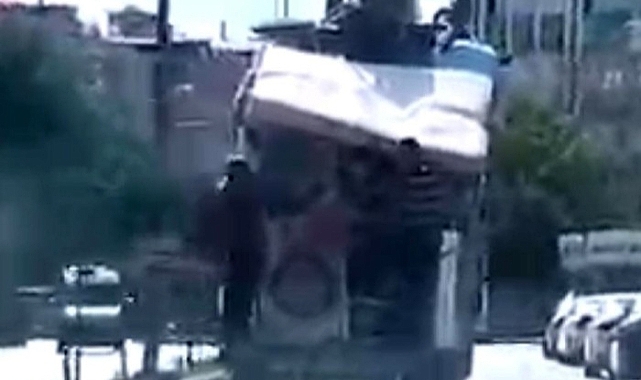 Trafikte tehlikeli yolculuk