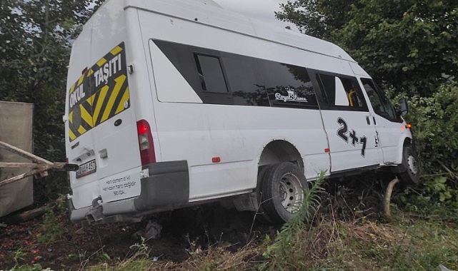Urfalı işçileri taşıyan minibüs Ordu'da kaza yaptı! 13 yaralı
