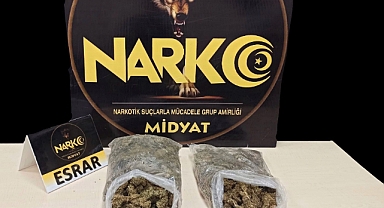 1.5 kilogram esrar ele geçirildi!