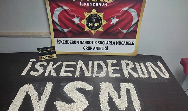 9 bin uyuşturucu hap ele geçirildi