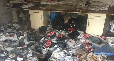 Adana'da çöp ev şoke etti