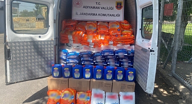 Adıyaman'da sahte deterjan ele geçirildi