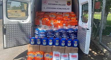 Adıyaman'da sahte deterjan ele geçirildi