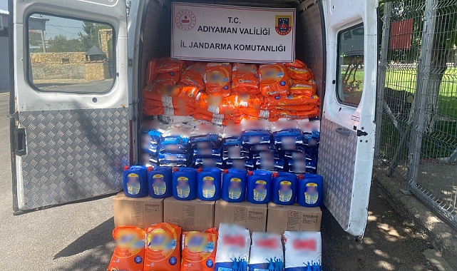 Adıyaman'da sahte deterjan ele geçirildi
