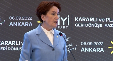 Akşener katıldığı programda  çarpıcı açıklamalarda bulundu