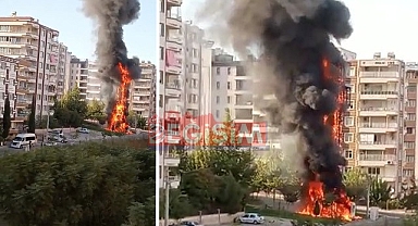 Alev topuna dönen trafo paniğe neden oldu