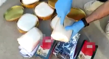 Bal paketlerinde gizli metamfetamin ele geçirildi