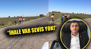 Başkan Karadağ ''ihale var servis yok!''