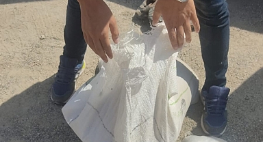 Buğday torbasından uyuşturucu madde