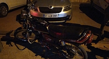 Çalıntı motosikletle yakalandı gözaltına alındı