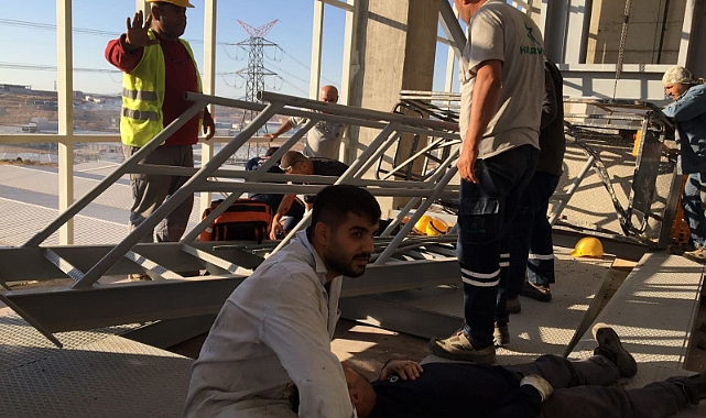Fabrika inşaatında ölen işçinin cenazesi memleketine gönderildi