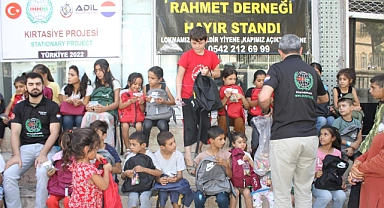 Fidan desteğinden sonra kırtasiye yardımı!