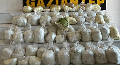 Gaziantep'te 128 kilo 900 gram esrar ele geçirildi