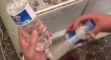 Gaziantep’te su şişesi içinde kaçak içki operasyonu