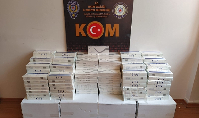 Hatay'da kaçakçılık operasyonu!