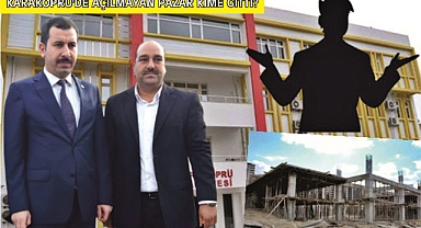 Karaköprü'de açılmayan pazarda yer kavgası!