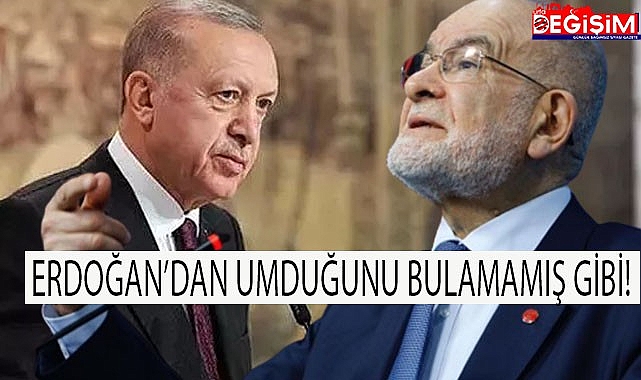 Karamollaoğlu'dan Erdoğan itirafı!