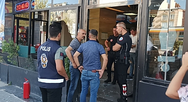 Kurye ile bir grup arasında yumruklu kavga: 1 yaralı