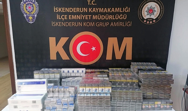 Makaron ve sigara kaçakçılığı operasyonu!