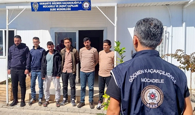 Osmaniye’de 6 düzensiz göçmen yakalandı