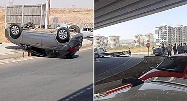 Otomobil takla attı! 3 yaralı