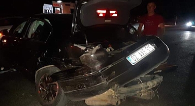 Otomobiller çarpıştı: 2 Yaralı