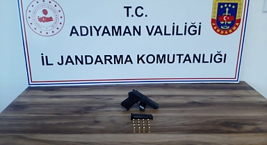 Şahsın üzerinden silah çıktı