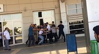 Şanlıurfa'da güvenlik görevlisine tekmeli saldırı!