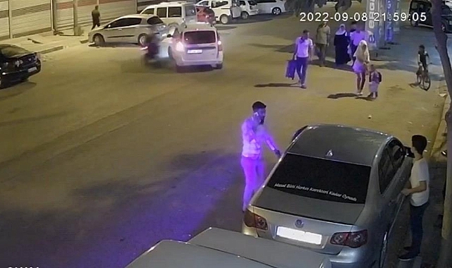 Şanlıurfa’da motosiklet ile otomobil çarpıştı