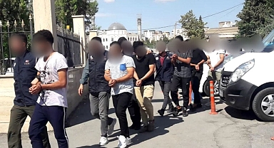 Şanlıurfa'da terör operasyonu: 9 zanlı adliyede