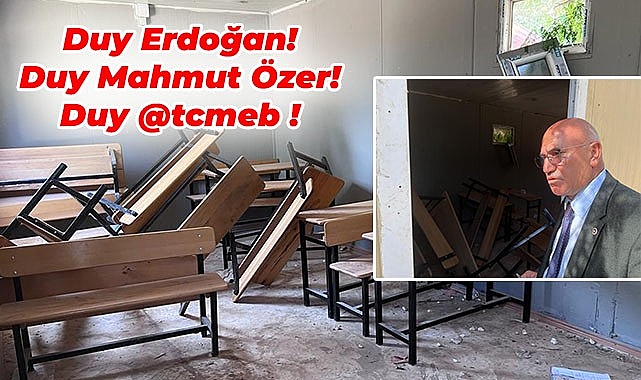 Tanal'ın harabe dediği okula yanıt verildi!