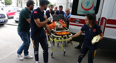 Trafo ile duvar arasına sıkışan işçi yaralandı