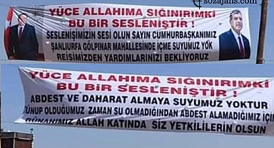 Millet uzaya çıkıyor Büyükşehir köylere su götüremiyor!