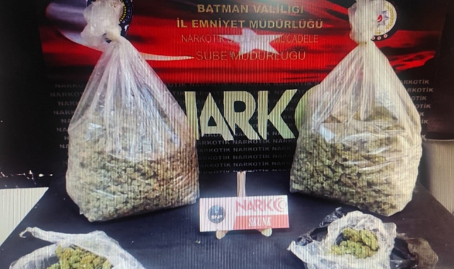 Uyuşturucu taşıyan sürücü yakalandı