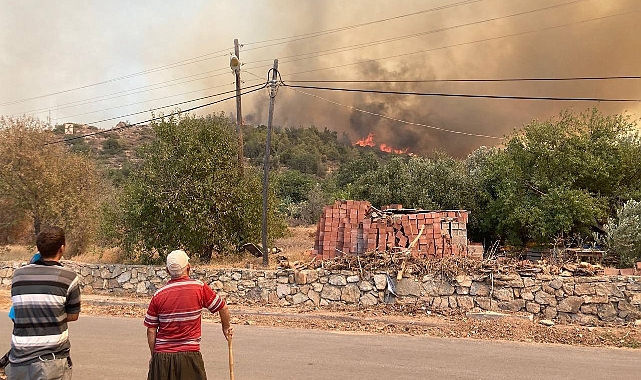Yangın söndürme çalışmaları devam ediyor!