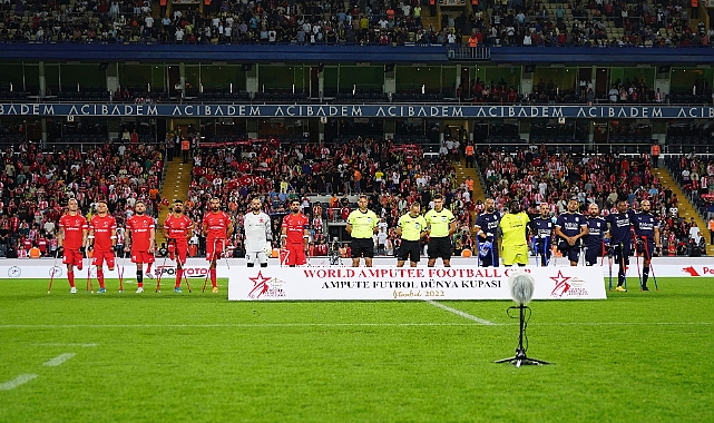 2022 Ampute Futbol Dünya Kupası: Türkiye: 3 - Fransa: 0