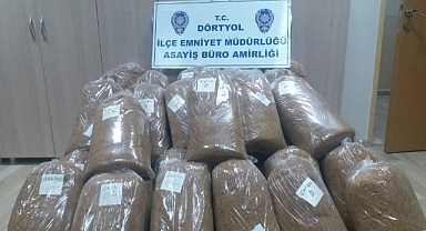 435 kilo kaçak tütün ele geçirildi